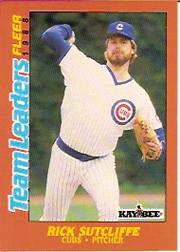 1988 Fleer Team Leaders Baseball Cards 041      Rick Sutcliffe